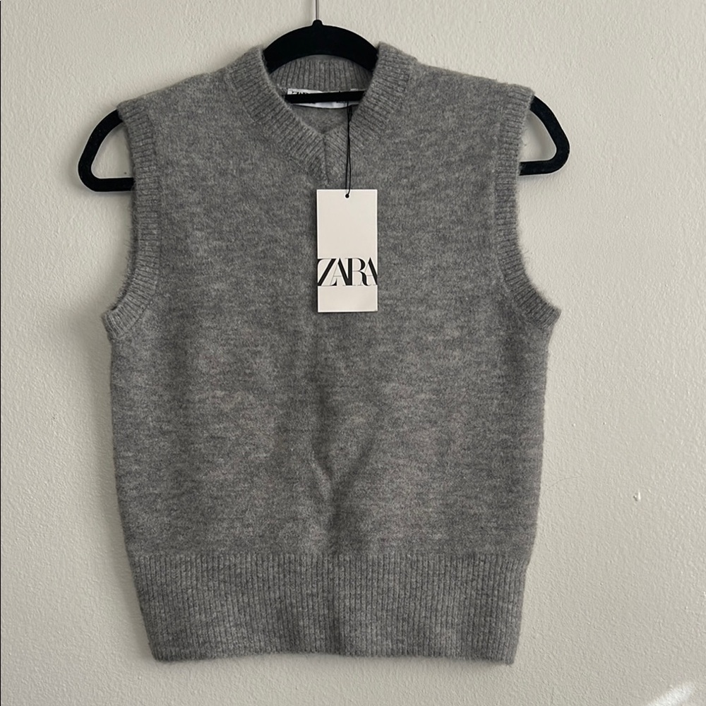 Zara Gray Women's Sweater Vest